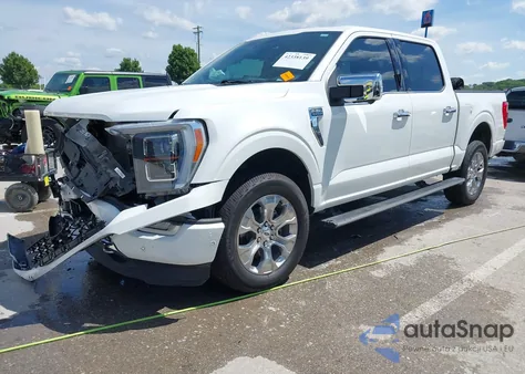 2022 Ford F-150 Platinum z USA, uszkodzony, nr VIN 1FTFW1E89NFB71217